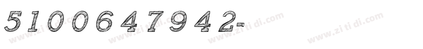 5 1 0 0 6 4 7 9 4 2字体转换